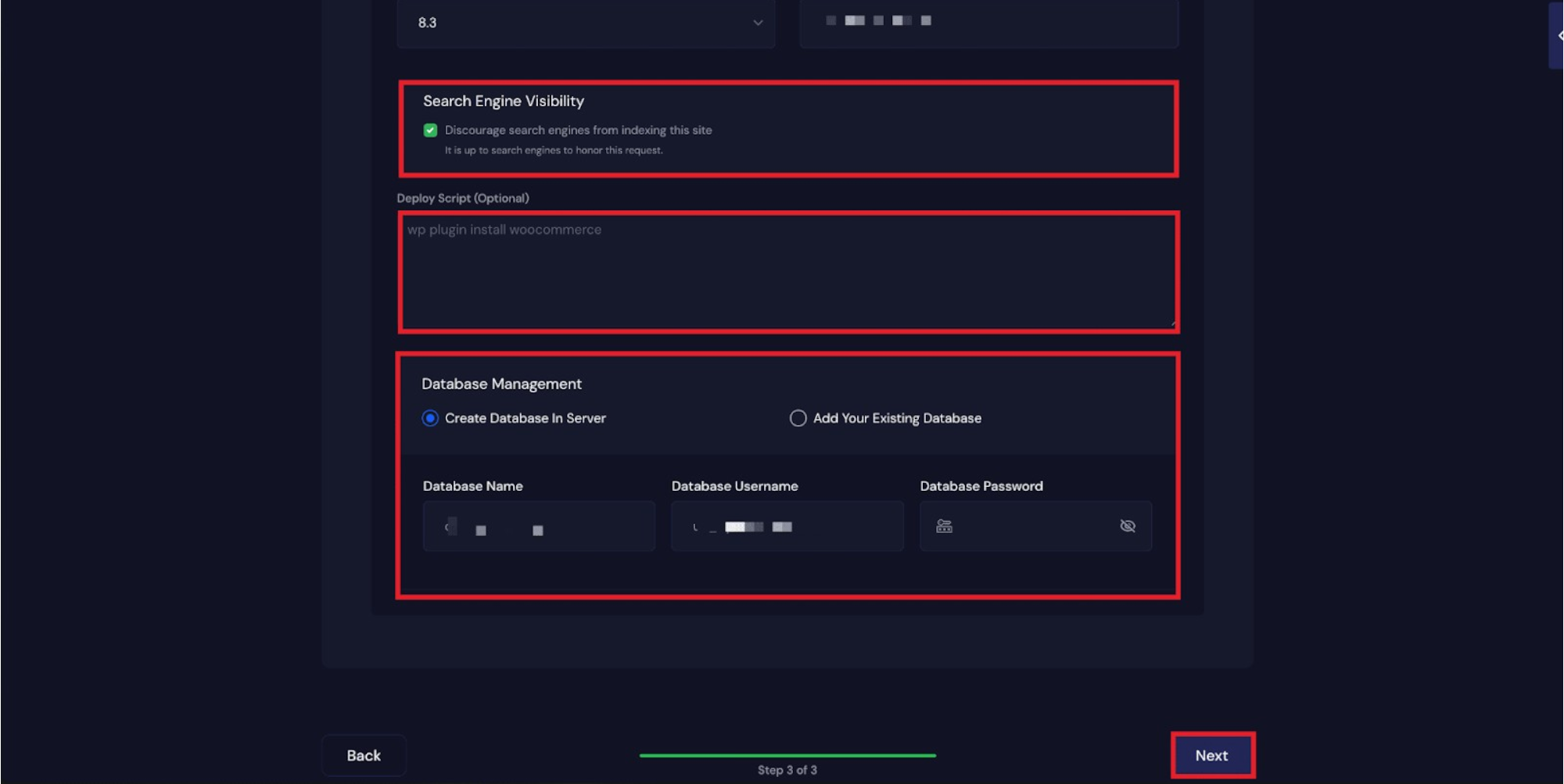 More Advanced Settings