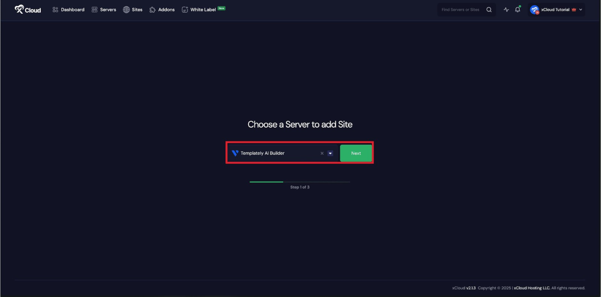 Step 2: Choose Your Server