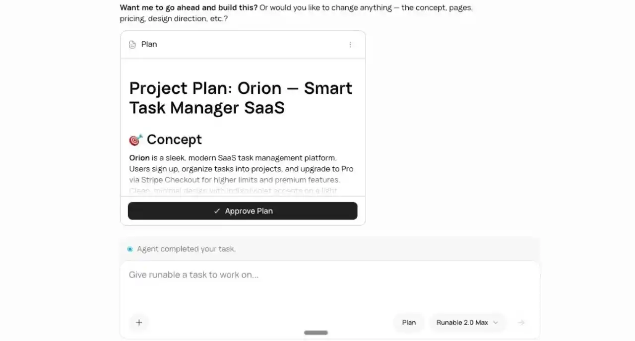 Approve Project Plan